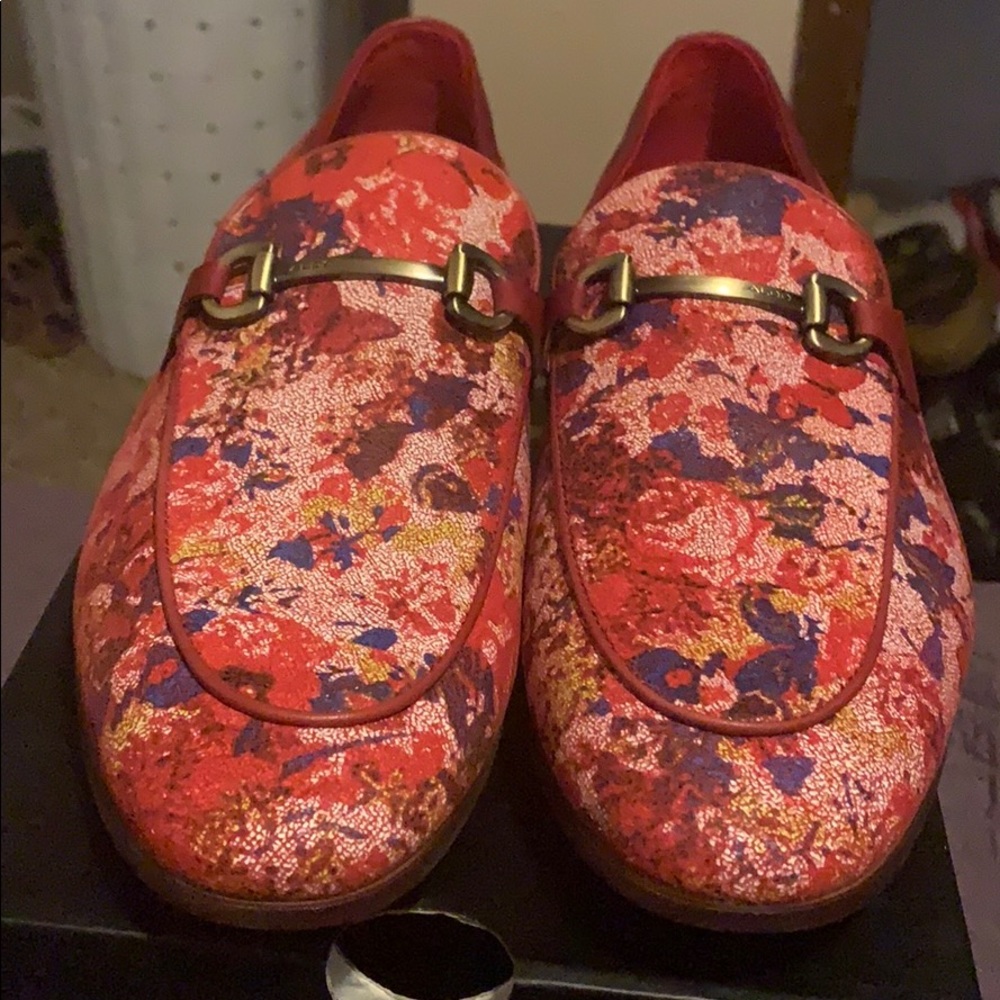ALDO floral red dress shoe